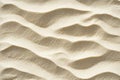 Natural Beige Sand Surface With Wavy Textured Pattern for Beach Background or Design Elements Royalty Free Stock Photo
