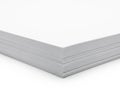 Stack of pristine white paper sheets Royalty Free Stock Photo