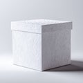 White Gift Box Mockup Royalty Free Stock Photo