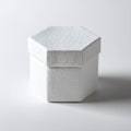 White Hexagonal Gift Box Royalty Free Stock Photo