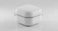 Sleek White Square Container Royalty Free Stock Photo