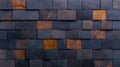 Rustic Stacked Stone Wall Texture Background for Design and Architecture Purposes