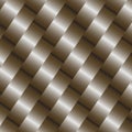 Woven metallic Pattern texture background, creates a 3D illusion Royalty Free Stock Photo