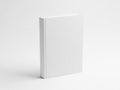 A pristine white rectangular box standing upright against a plain background Royalty Free Stock Photo