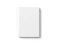 A pristine white rectangular object standing upright against a plain background Royalty Free Stock Photo