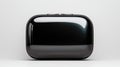Glossy Black Case On White Royalty Free Stock Photo
