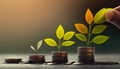 Growing Your Business: Investing in Growth and Development - ai generated Royalty Free Stock Photo