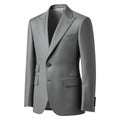 Elegant gray suit jacket displayed on mannequin Royalty Free Stock Photo