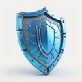 Futuristic Shield of Protection: A Striking Emblem of Advanced Security and Defense in a Fast-Paced World