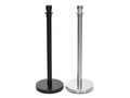 Modern stanchion posts for crowd management Royalty Free Stock Photo