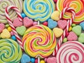 Colorful assortment of sweets and candies Royalty Free Stock Photo
