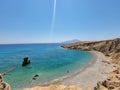 Beautiful and serene beach in Karpathos, Greece