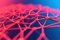 Vibrant Network Connections: A Stunning Visual Representation of Interconnectedness and Depth Royalty Free Stock Photo
