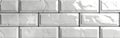 White Brick Subway Tile Wall Texture - Wide Background Banner Panorama Seamless Pattern Royalty Free Stock Photo