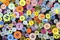 An assortment of colourful buttons