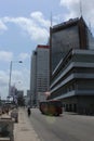 Marina street. Business district ,Lagos Nigeria.