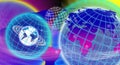 World Sphere Space Royalty Free Stock Photo