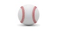 baseball on white background, close up view Royalty Free Stock Photo