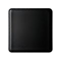 A black square object with rounded corners on a white background Royalty Free Stock Photo