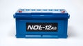 Blue NOL-12Ah Battery - Automotive Power Source for Cars & Vehicles Royalty Free Stock Photo