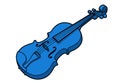 Clipart violin Royalty Free Stock Photo