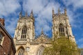 Exterior view of York Minster, in York, England Royalty Free Stock Photo