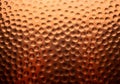 Copper Texture with Dimpled Surface - Elegant Background Royalty Free Stock Photo