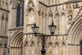 Exterior view of York Minster, in York, England Royalty Free Stock Photo