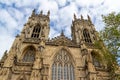 Exterior view of York Minster, in York, England Royalty Free Stock Photo