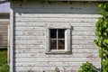 Deteriorating 19th century barn wall and window texture background Royalty Free Stock Photo