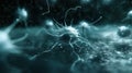 The image shows a close-up view of microorganisms, likely depicting cells or