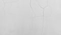 cracked white wall texture with visible damage Royalty Free Stock Photo