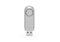 Modern usb flash drive with a sleek circular button design Royalty Free Stock Photo