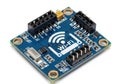 Wi-fi module development board with multiple connection interfaces for embedded systems Royalty Free Stock Photo