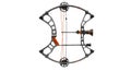 compound bow with sight and orange accents Royalty Free Stock Photo