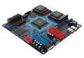 Advanced embedded development board with multiple processing units and connectors Royalty Free Stock Photo