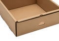 Empty brown cardboard box Royalty Free Stock Photo