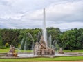 The Perseus and Andromeda Fountain at Witley Court, Worcestershire, England. Royalty Free Stock Photo