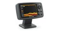 fish finder device with sonar display on white Royalty Free Stock Photo