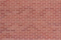 Abstract texture background of a modern red color traditional brick wall Royalty Free Stock Photo