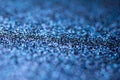 Shimmering blue glitter macro abstract texture background