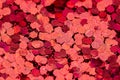 Shimmering red glitter macro abstract texture background