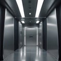 Futuristic High-Tech Elevator Interior Royalty Free Stock Photo