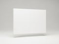 A large white rectangular object standing upright against a plain background. isolated on white background Royalty Free Stock Photo