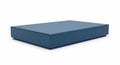 The image shows a large, rectangular object with a smooth, glossy surface and rounded edges. The object is blue in color and Royalty Free Stock Photo
