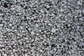 Macro Texture of a White Graveled Shingle Royalty Free Stock Photo