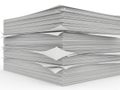 Stack of lined paper sheets Royalty Free Stock Photo