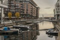 Oslo, Norway - small boats at Aker Brigge.