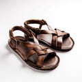 Brown Sandals shoes Royalty Free Stock Photo