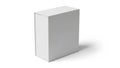 Simple grey box with minimalist design placed on a plain surface Royalty Free Stock Photo